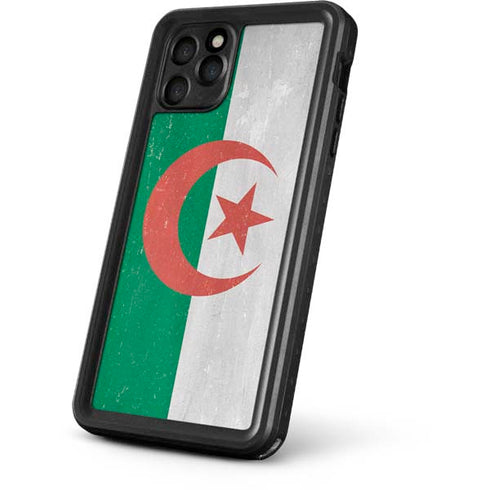 Algeria Flag Distressed iPhone 11 Pro Waterproof Case