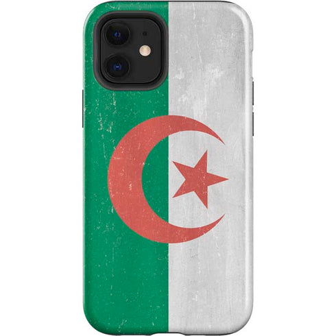 Algeria Flag Distressed iPhone 12 Impact Case