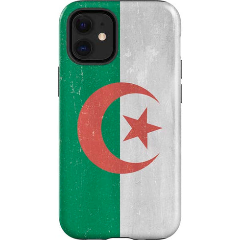 Algeria Flag Distressed iPhone 12 Mini Impact Case