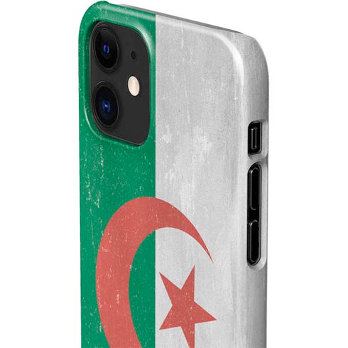 Algeria Flag Distressed iPhone 12 Mini Lite Case
