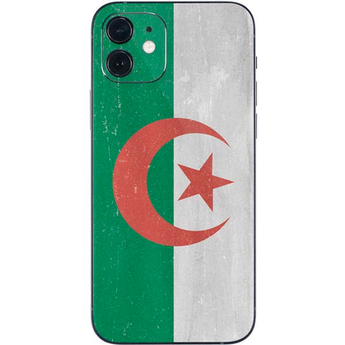 Algeria Flag Distressed iPhone 12 Mini Skin