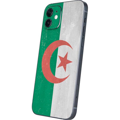 Algeria Flag Distressed iPhone 12 Mini Skin