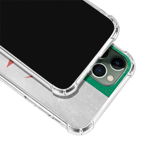 Algeria Flag Distressed iPhone 12 Pro Clear Case