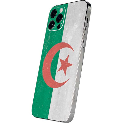 Algeria Flag Distressed iPhone 12 Pro Max Skin