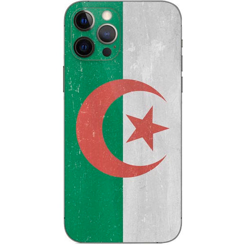 Algeria Flag Distressed iPhone 12 Pro Skin