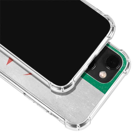 Algeria Flag Distressed iPhone 13 Clear Case