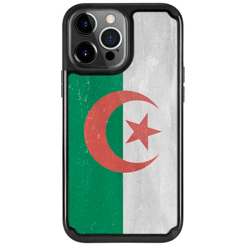 Algeria Flag Distressed iPhone 13 Pro Cargo Case