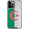 Algeria Flag Distressed iPhone 14 Pro Max Clear Case