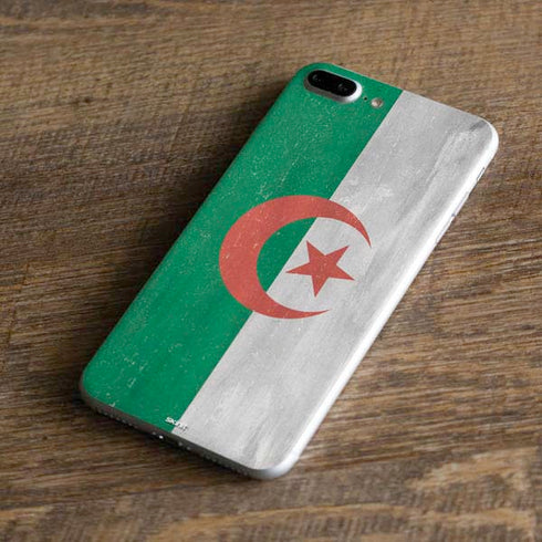 Algeria Flag Distressed iPhone 7 Plus Skin