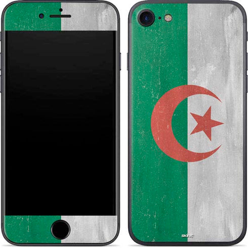 Algeria Flag Distressed iPhone 7 Skin