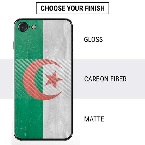 Algeria Flag Distressed iPhone SE (2nd & 3rd Gen) Skin