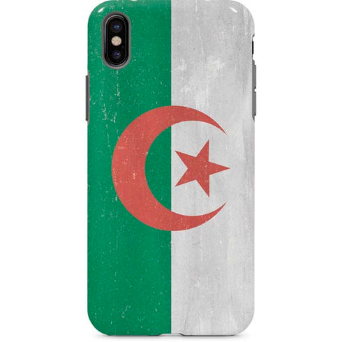 Algeria Flag Distressed iPhone X Pro Case