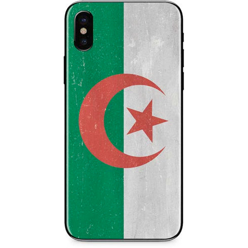 Algeria Flag Distressed iPhone XS Max Skin