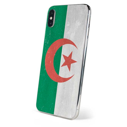 Algeria Flag Distressed iPhone XS Max Skin