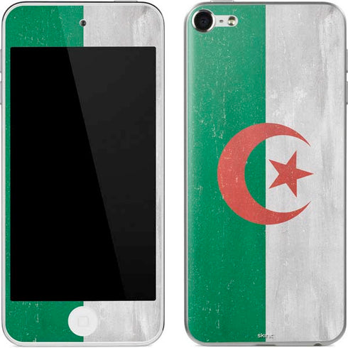 Algeria Flag Distressed Apple iPod Skin