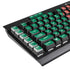 Algeria Flag Distressed K95 RGB PLATINUM Mechanical Gaming Keyboard Skin