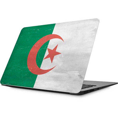 Algeria Flag Distressed Apple MacBook Skin