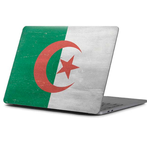 Algeria Flag Distressed Apple MacBook Pro 13-inch Skin