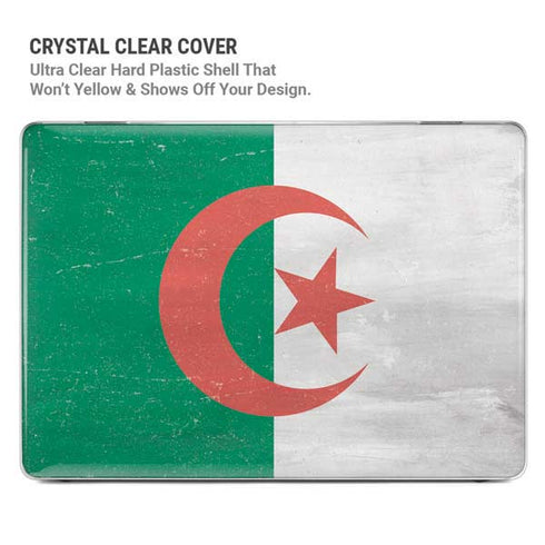 Algeria Flag Distressed MacBook Pro 15in (2016-19) Case plus Skin