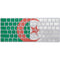 Algeria Flag Distressed Magic Keyboard Skin
