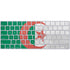 Algeria Flag Distressed Magic Keyboard Skin