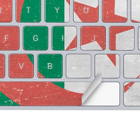 Algeria Flag Distressed Magic Keyboard Skin