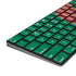 Algeria Flag Distressed Magic Keyboard with Numeric Keypad Skin
