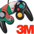 Algeria Flag Distressed Nintendo GameCube Controller Skin