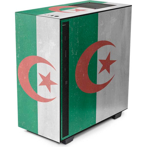 Algeria Flag Distressed NZXT H510 Compact ATX Mid-Tower Case Skin