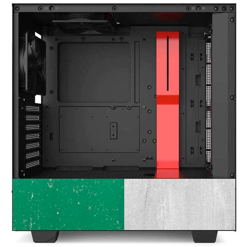 Algeria Flag Distressed NZXT H510 Compact ATX Mid-Tower Case Skin