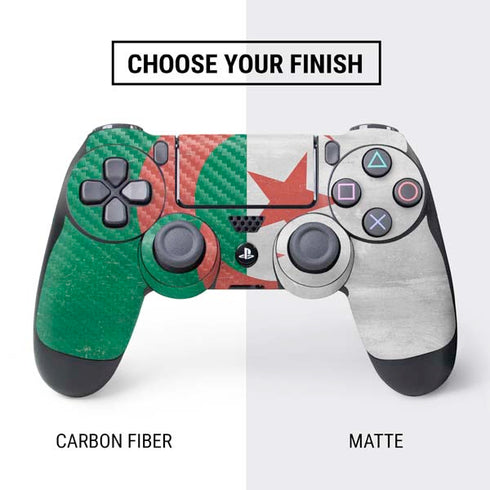 Algeria Flag Distressed PS4 Controller Skin