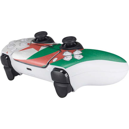 Algeria Flag Distressed PS5 Controller Skin
