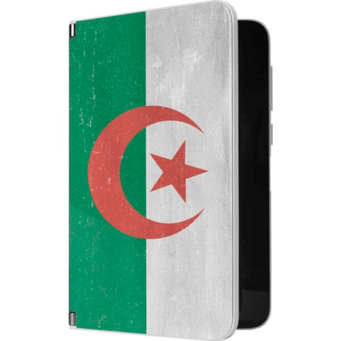 Algeria Flag Distressed Surface Duo Skin