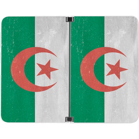Algeria Flag Distressed Surface Duo Skin