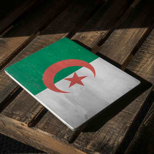 Algeria Flag Distressed Surface Laptop 2 Skin