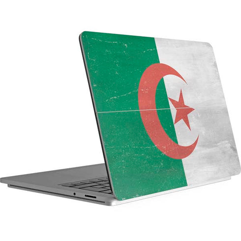 Algeria Flag Distressed Surface Laptop Studio Skin