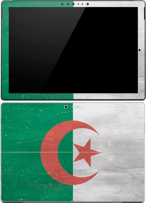Algeria Flag Distressed Surface Pro 4 Skin