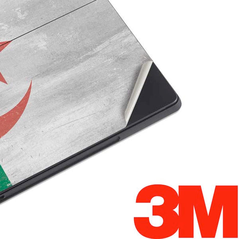 Algeria Flag Distressed Surface Pro 7 Skin