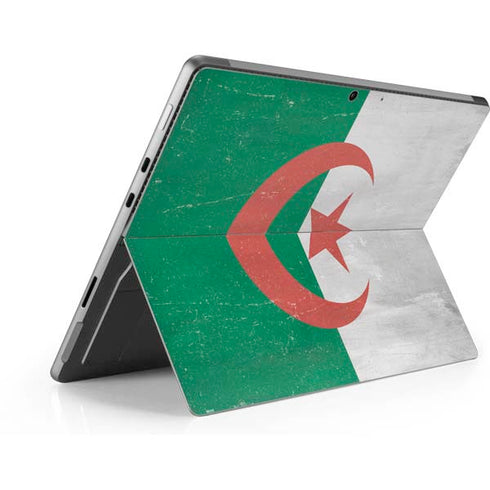 Algeria Flag Distressed Surface Pro 9 Skin