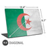 Algeria Flag Distressed Universal Laptop 16.6in (13.4 x 9.7in) Skin