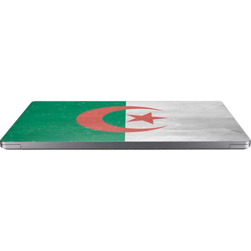 Algeria Flag Distressed Universal Laptop 17in (13.8 x 10in) Skin