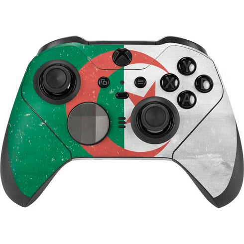 Algeria Flag Distressed Xbox Elite Wireless Controller Series 2 Skin