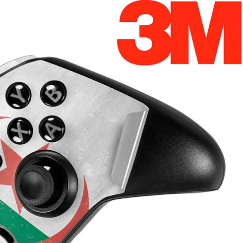 Algeria Flag Distressed Xbox One Elite Controller Skin