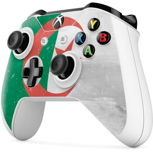 Algeria Flag Distressed Xbox One S All-Digital Edition Bundle Skin