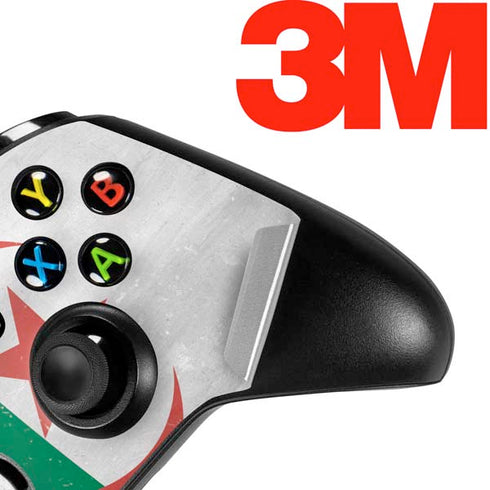 Algeria Flag Distressed Xbox One S Controller Skin