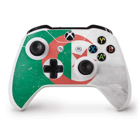 Algeria Flag Distressed Xbox One S Controller Skin