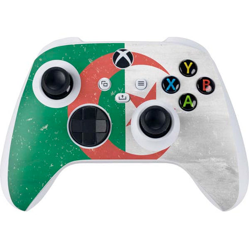 Algeria Flag Distressed Xbox Series S Controller Skin