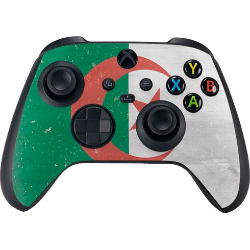 Algeria Flag Distressed Xbox Series X Controller Skin