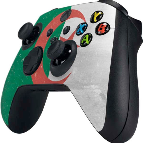 Algeria Flag Distressed Xbox Series X Controller Skin