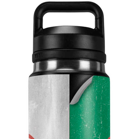 Algeria Flag Distressed YETI Rambler 26oz Bottle Skin